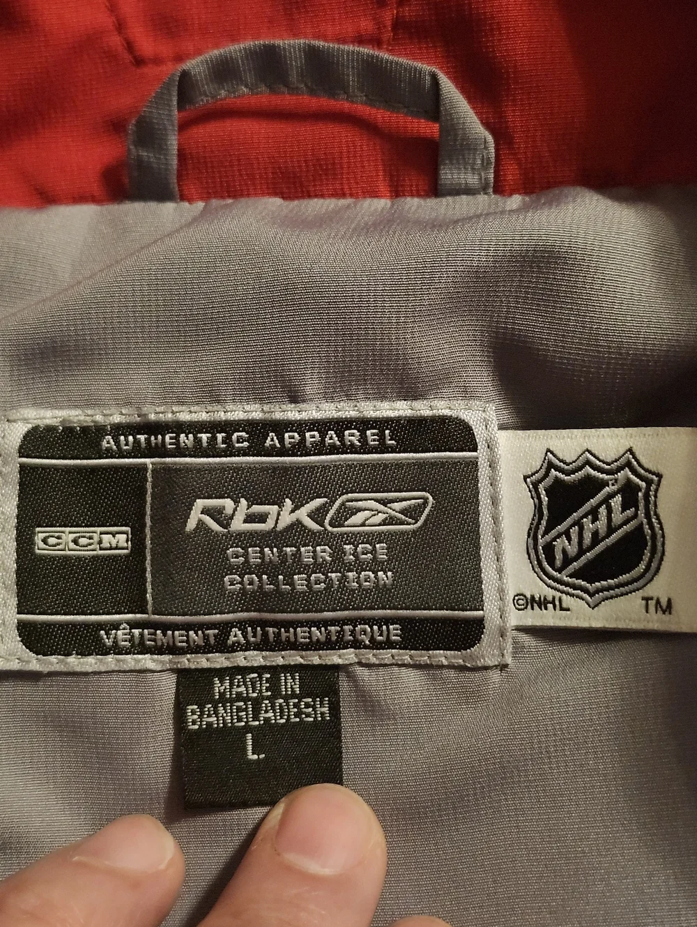 Ottawa Senators Reebok Pullover Windbreaker Jacket Men's Size Large - Picture 7 of 12